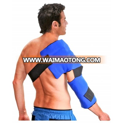 Adult Shoulder & Elbow Real Ice Pack Wrap Wearable Cryotherapy Support