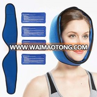 Face ice Pack for Jaw, Head and Chin, Adjustable Hot and Cold Wrap for Wisdom Teeth and TMJ Pain Relief