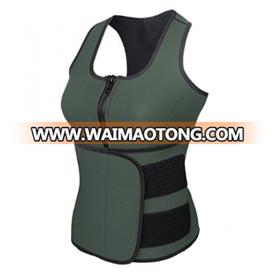 Sweat Vest for Women, Adjustable Neoprene Sauna Waist Trainer Vest for Weight Loss